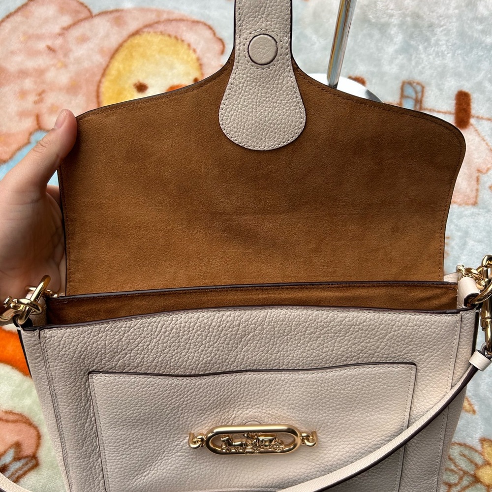 Coach Beige And Multicolor Patchwork Shoulder Bag - image 5